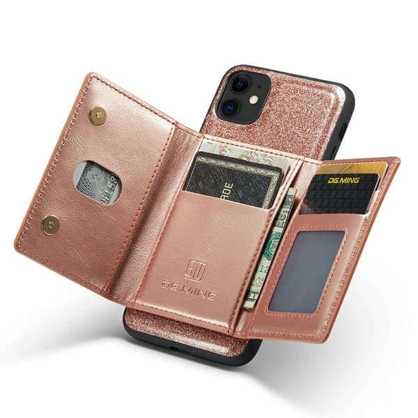 DG.MING M3 Series Mobilskal till iPhone 11 2-i-1 Roséguld