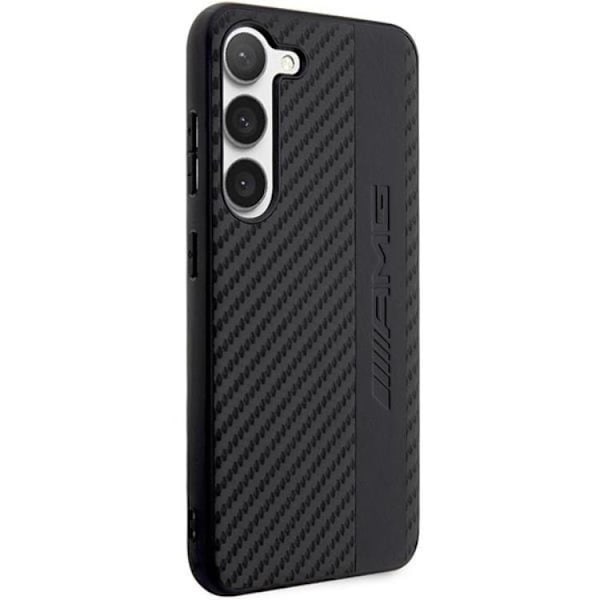 AMG Galaxy S23 Plus Skal Carbon Stripe & Embossed - Svart Svart