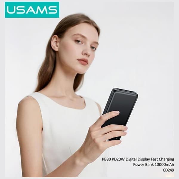 USAMS Powerbank 10000mAh 20W PB80 Vit