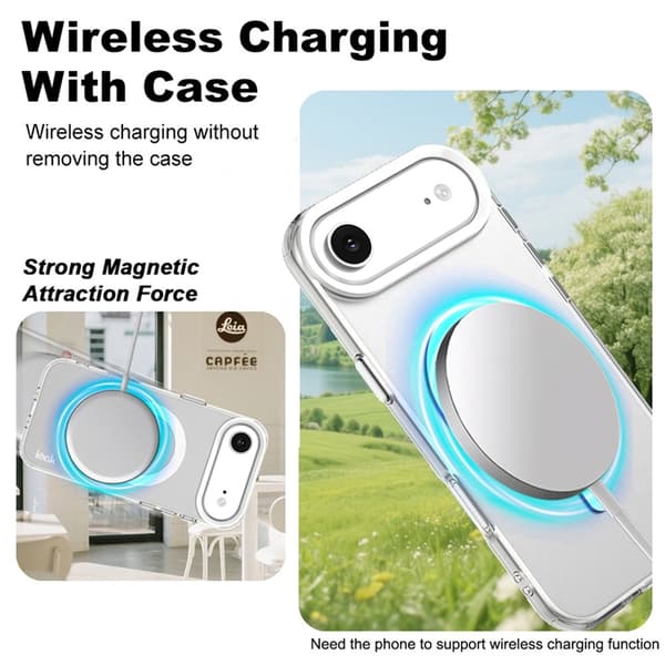 IMAK Mobilskal till iPhone Air MagSafe Anti Drop - Vit Vit