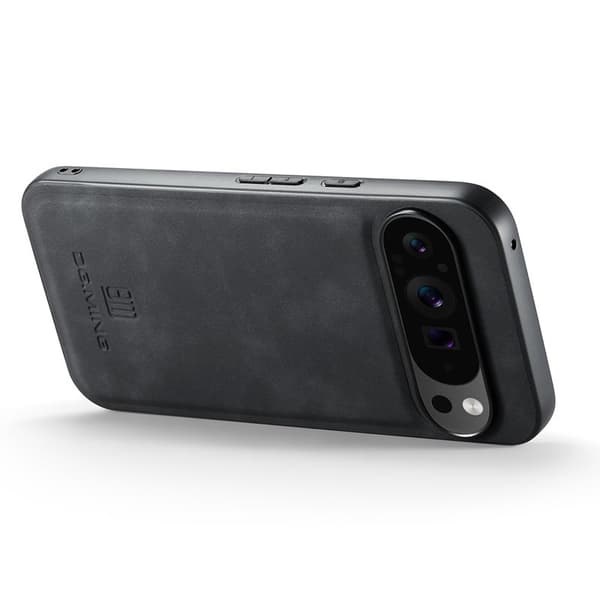 DG.MING Mobilskal till Google Pixel 10 Pro XL PU Läder Svart