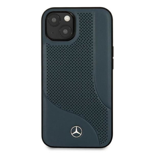 Mercedes iPhone 13 Mini Skal Läder - Marinblå