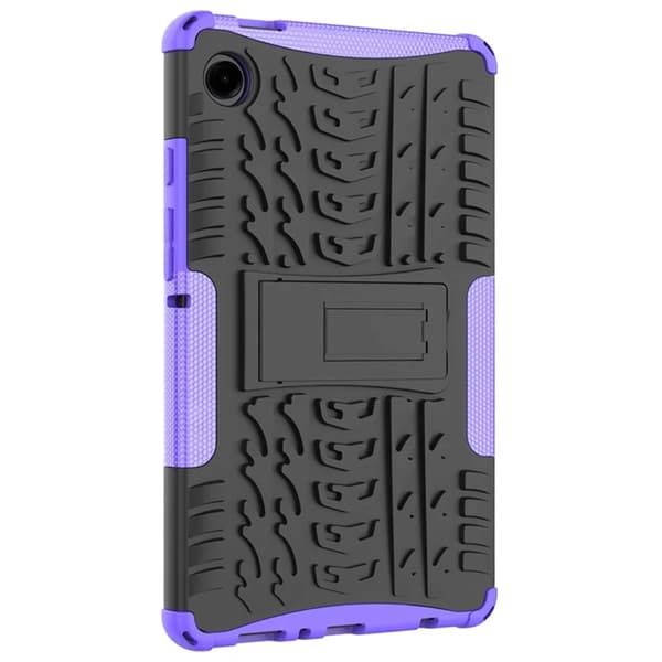 Mobilskal till Galaxy Tab A9 Kickstand Tire Texture - Lila Lila