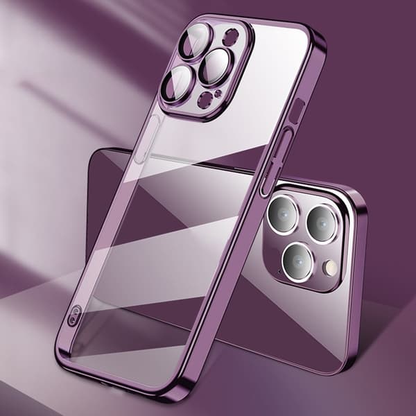 X-LEVEL Mobilskal till iPhone 15 Pro Max TPU+PC Anti-Drop Lila