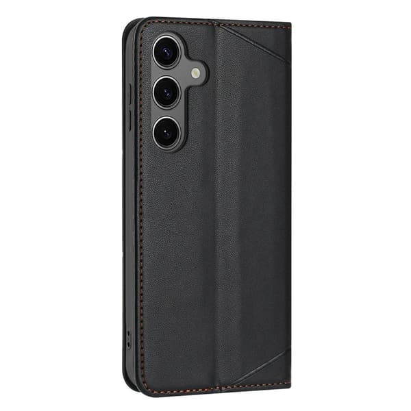 Plånboksfodral för Samsung Galaxy S26 Plus Konstläder Ställ - Svart