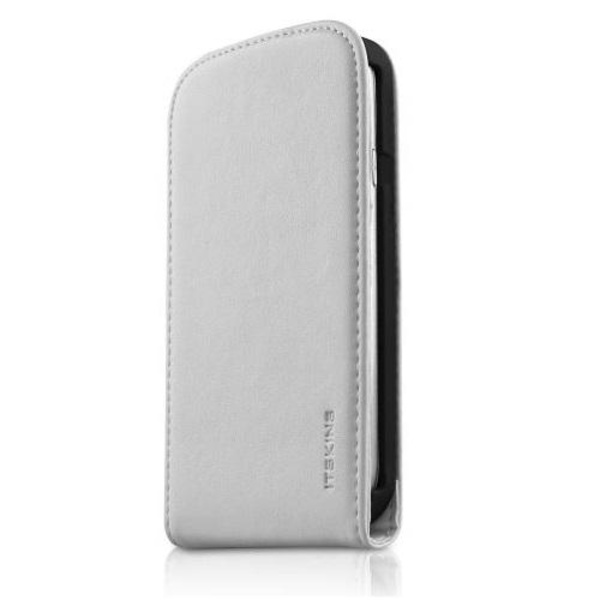 Itskins Milano Flap mobilväska till Samsung Galaxy S3 I9300 (Vit) + Skärmskydd Vit
