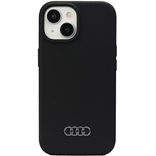Audi iPhone 15 Plus Mobilskal Silikon - Svart Svart