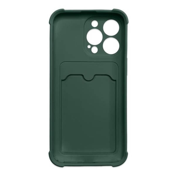 Armor iPhone 13 Mini Skal med Korthållare - Grön