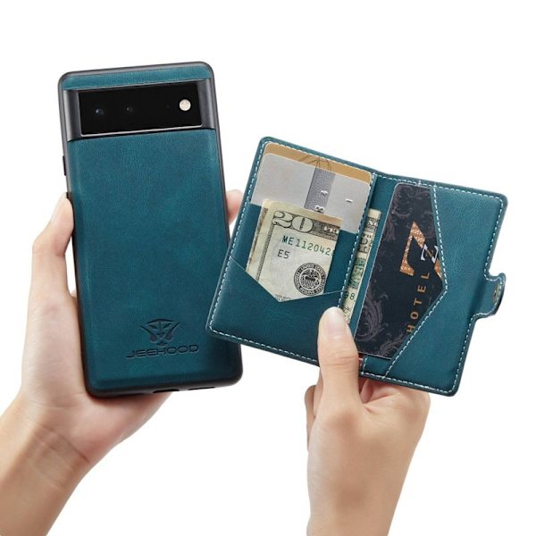 JEEHOOD Detachable Mobilskal Google Pixel 7 5G Grön