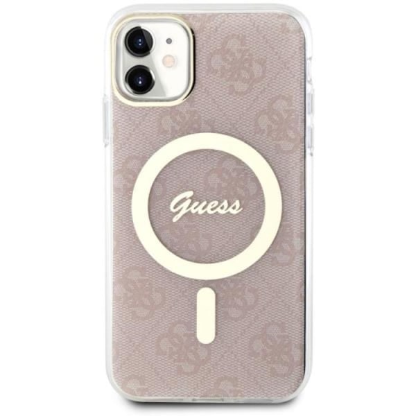 Guess iPhone 11 Mobilskal MagSafe 4G - Pinkki