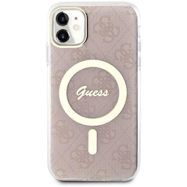 Guess iPhone 11 Mobilskal MagSafe 4G - Rosa