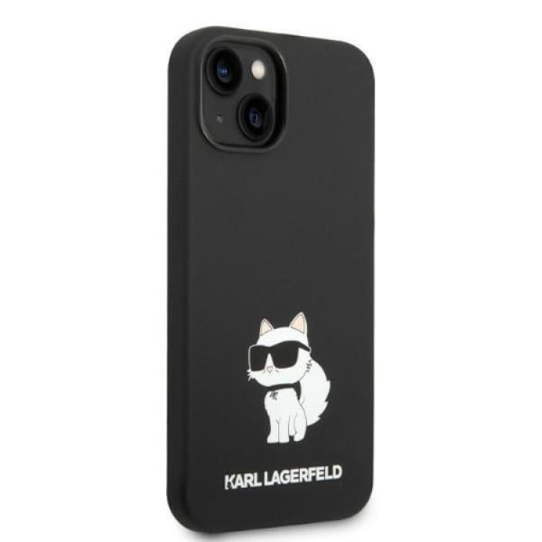 Karl Lagerfeld Magsafe iPhone 14 Plus Skal Choupette Silicone - Svart Svart