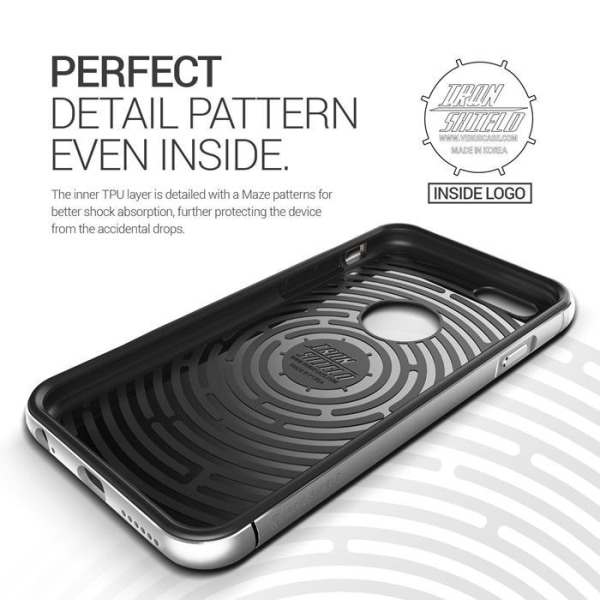 Verus Iron Shield aluminium metalramme etui til Apple iPhone 6 ( Silver