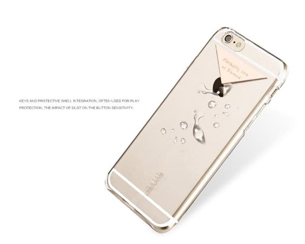 Usams BaksideSkal till Apple iPhone 6 / 6S  - Koppar Transparent