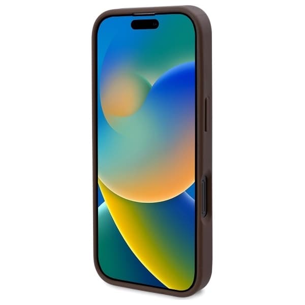 Guess telefonetui til iPhone 16 Pro MagSafe 4G Blomsterprint - Brun Brun