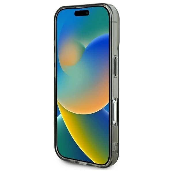 Guess Telefontaske til iPhone 16 IML Hjerte - Sort Black