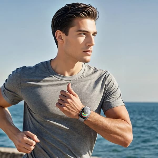 Hoco SmartWatch Y28 Amoled - Sølv Silver