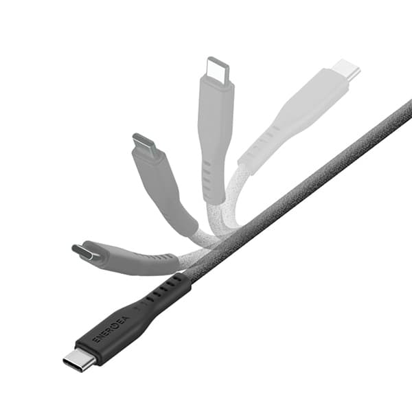 Energea USB-C till Lightning Kabel 60W 3A 1.5m - Svart Black