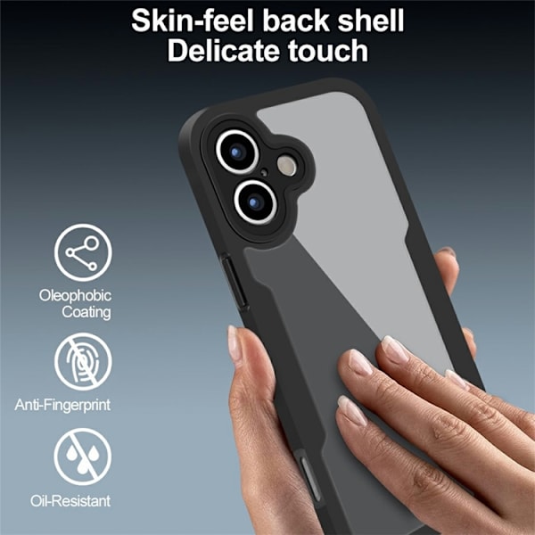 Mobilskal till iPhone 17 Acrylic + TPU - Blå Blå