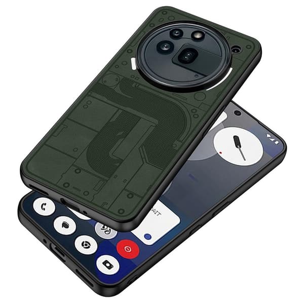 GKK For Mobilskal till Nothing Phone (3a) Pro PU + TPU + PC - Svart