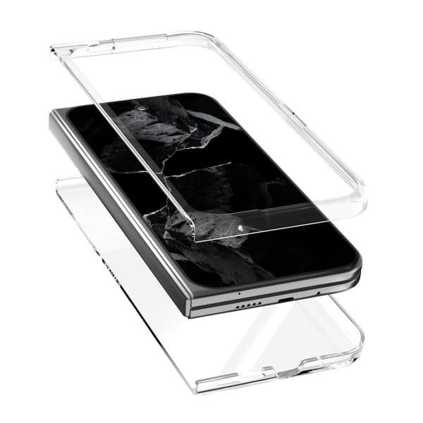 ABEEL Mobilskal till Google Pixel 9 Pro Fold 5G Transparent Hård PC