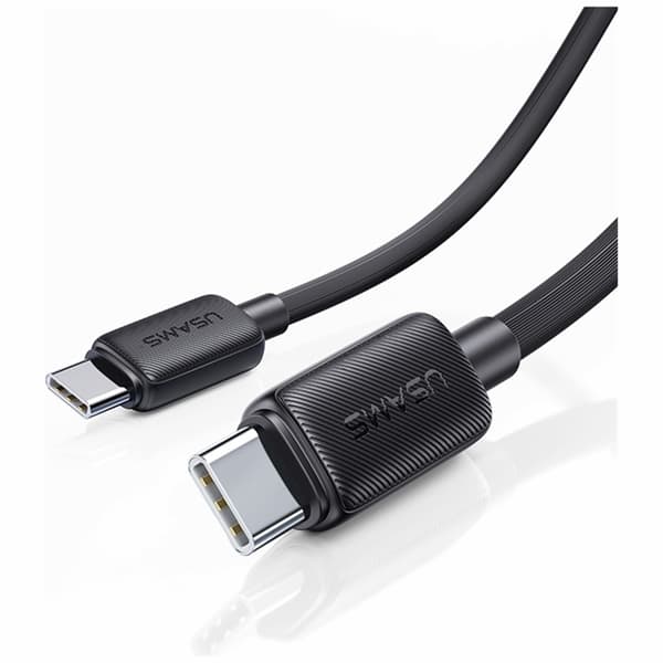 Usams USB-C til USB-C Kabel 1m KY Serie - Hvid Vit