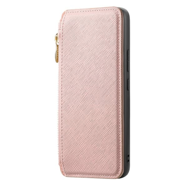 CASENEO Samsung Galaxy S25 Plånboksfodral Konstläder - Rosa