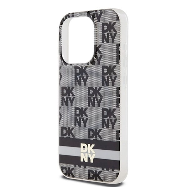 DKNY iPhone 15 Pro Max Mobilskal Magsafe IML Checkered Mono