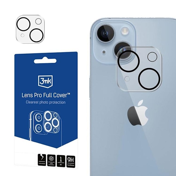 3MK iPhone 14/14 Plus    Kameralinskydd Transparent