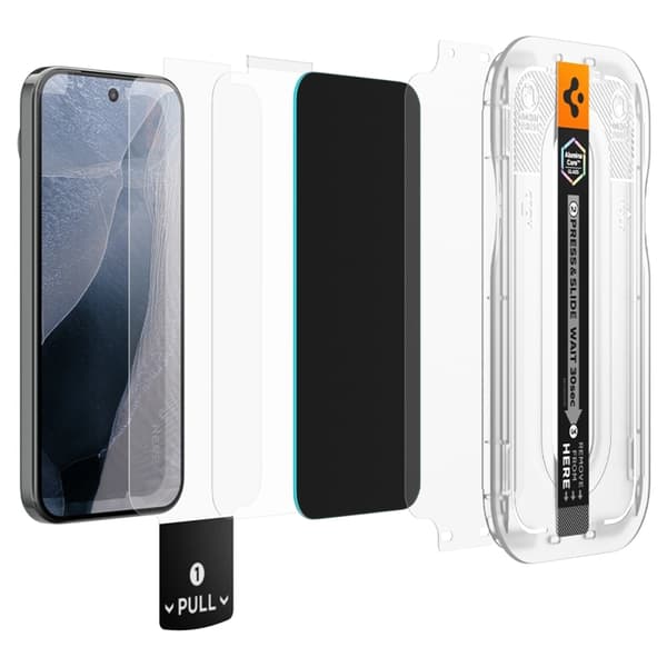 [2-Pack] Spigen Google Pixel 10/11 Skärmskydd Härdat Glas Privacy