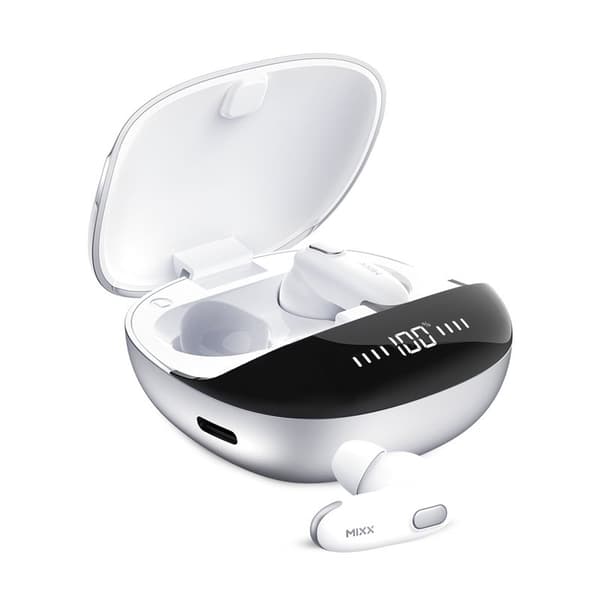 MIXX Hovedtelefoner Mini Charge 2 In-Ear Tws Qi Trådløs Hvid