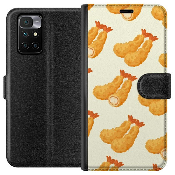 Plånboksfodral till Xiaomi Redmi 10 med Räkor