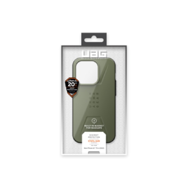 UAG iPhone 14 Pro Mobilskal Magsafe Civilian - Olive
