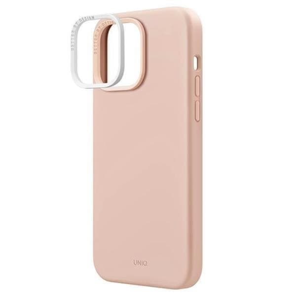 Uniq iPhone 14 Pro Mobiskal Magsafe Lino Hue - Rosa Rosa