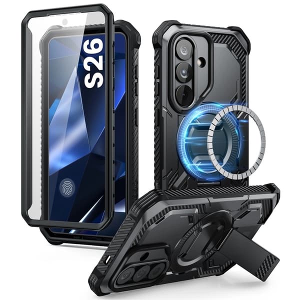 SupCase Telefontaske Til Galaxy S26 Magsafe IBLSN Armorbox - Sort Svart