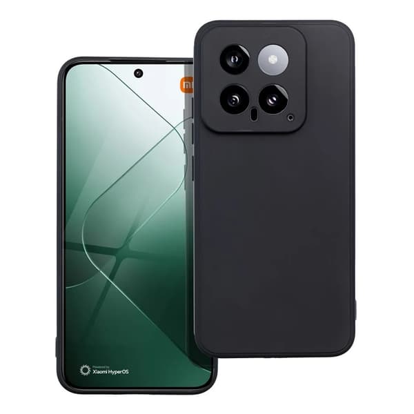 Telefontaske til Xiaomi 14 Matt - Sort Svart
