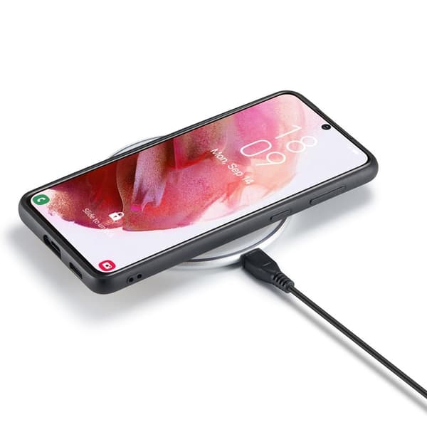 DG.MING Mobilskal till Samsung Galaxy S24+ Anti-Scratch Läder - Brun