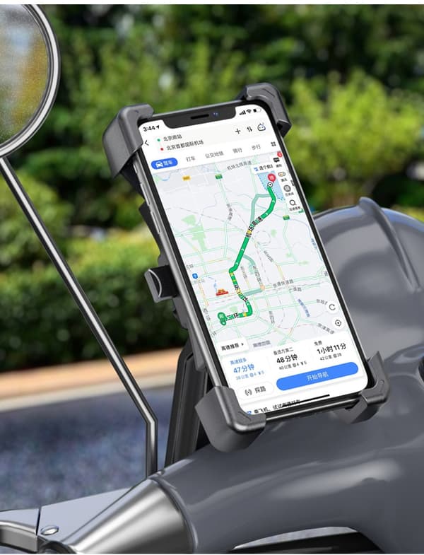 Universal roterende mobiltelefonholder til motorcykel