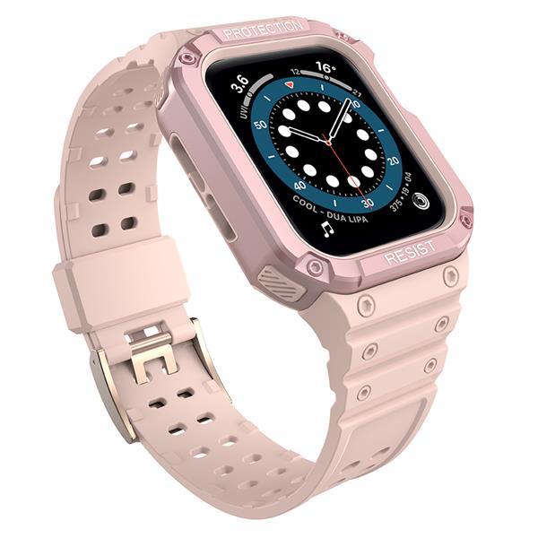 Apple Watch 4/5/6/7/SE (42/44/45mm) -yhteensopiva ranneke - Pinkki Pink