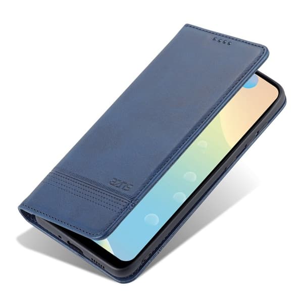 AZNS Samsung Galaxy A73 5G Plånboksfodral Konstläder - Blå