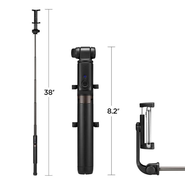 Spigen Trådlös Selfie Stick Tripod - Svart