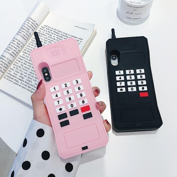 Retro Skal iPhone 11 - Rosa Rosa