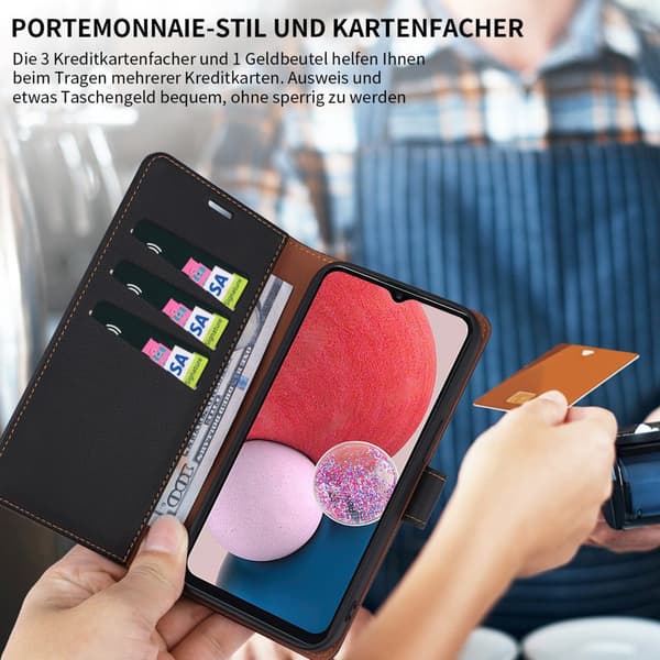 Plånboksfodral för Samsung Galaxy S26 Plus Magnetiskt RFID - Mintgrön
