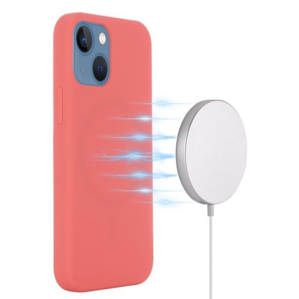 Nestemäinen silikoni MagSafe magneettikuori iPhone 12 Pro Max - Scream