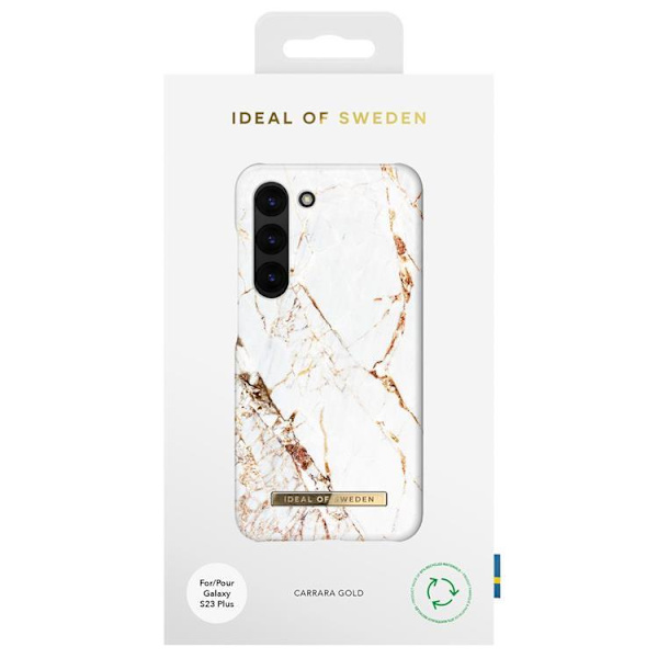 IDeal of Sweden Galaxy S23 Plus Mobilskal - Carrara Gold