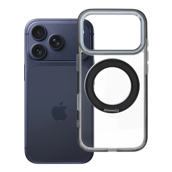 Mobilskal Magafe iPhone 17 Pro Frame Circle med Stand - Orange