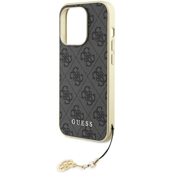 Guess iPhone 15 Pro Mobilskal Charms Collection - Grå