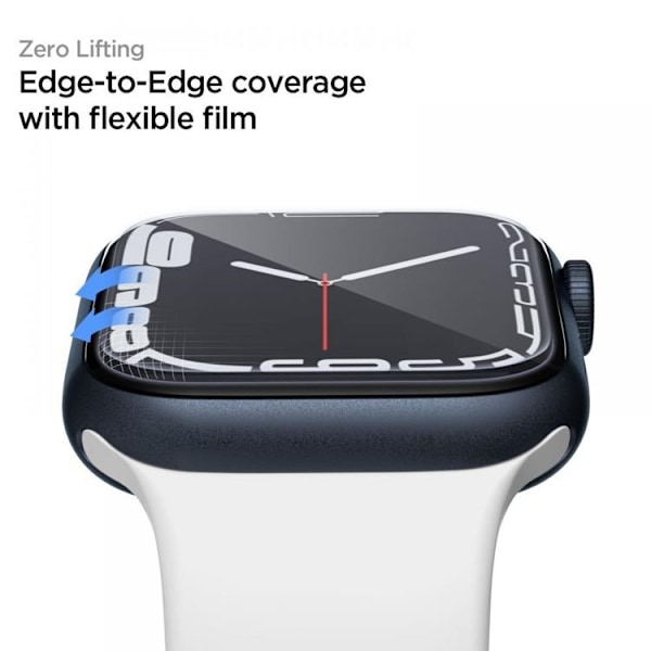 Spigen 3-Pack Apple Watch 4/5/6/7/8/SE (44/45mm) Skärmskydd Neo Flex