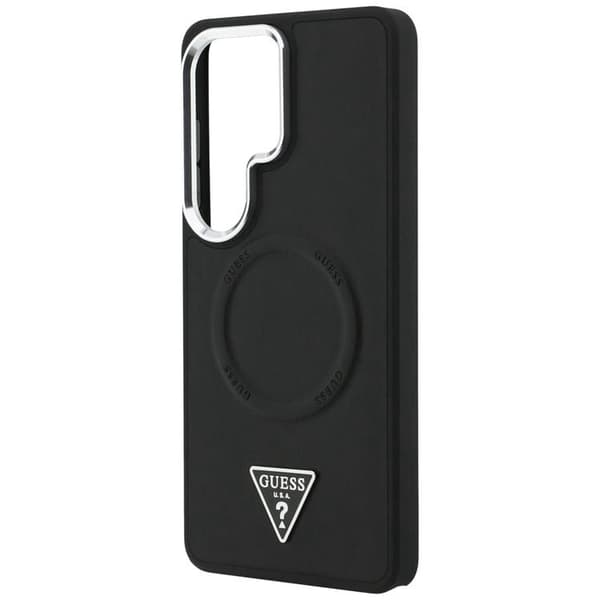 Guess Mobilskal För Galaxy S26 Ultra MagSafe Embossed Ring Triangle Logo - Svart Svart