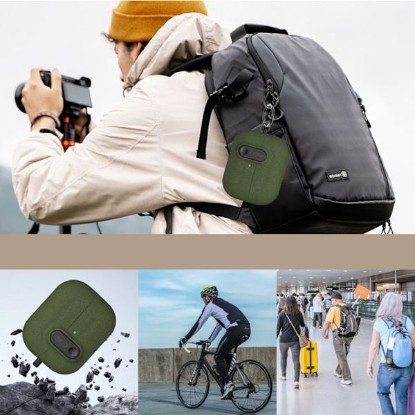 Tech-Protect Galaxy Buds 3/3 FE/3 Pro Skal Slim Hook Grön